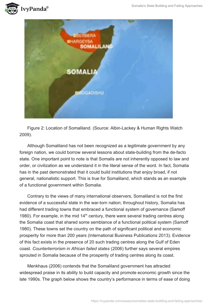 Somalia's State Building and Failing Approaches. Page 5