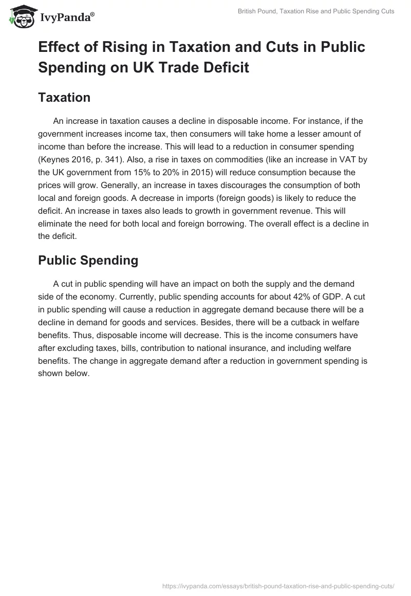 British Pound, Taxation Rise and Public Spending Cuts. Page 5