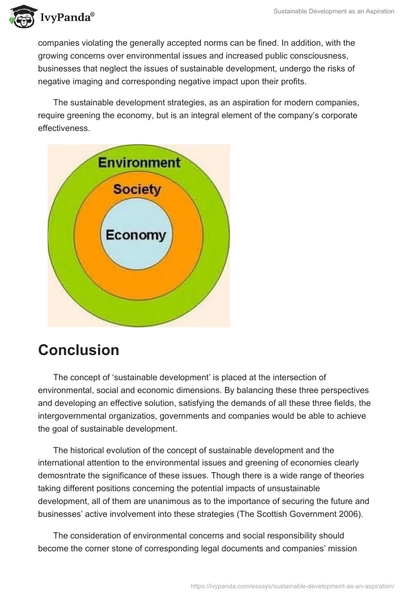 Sustainable Development as an Aspiration. Page 2