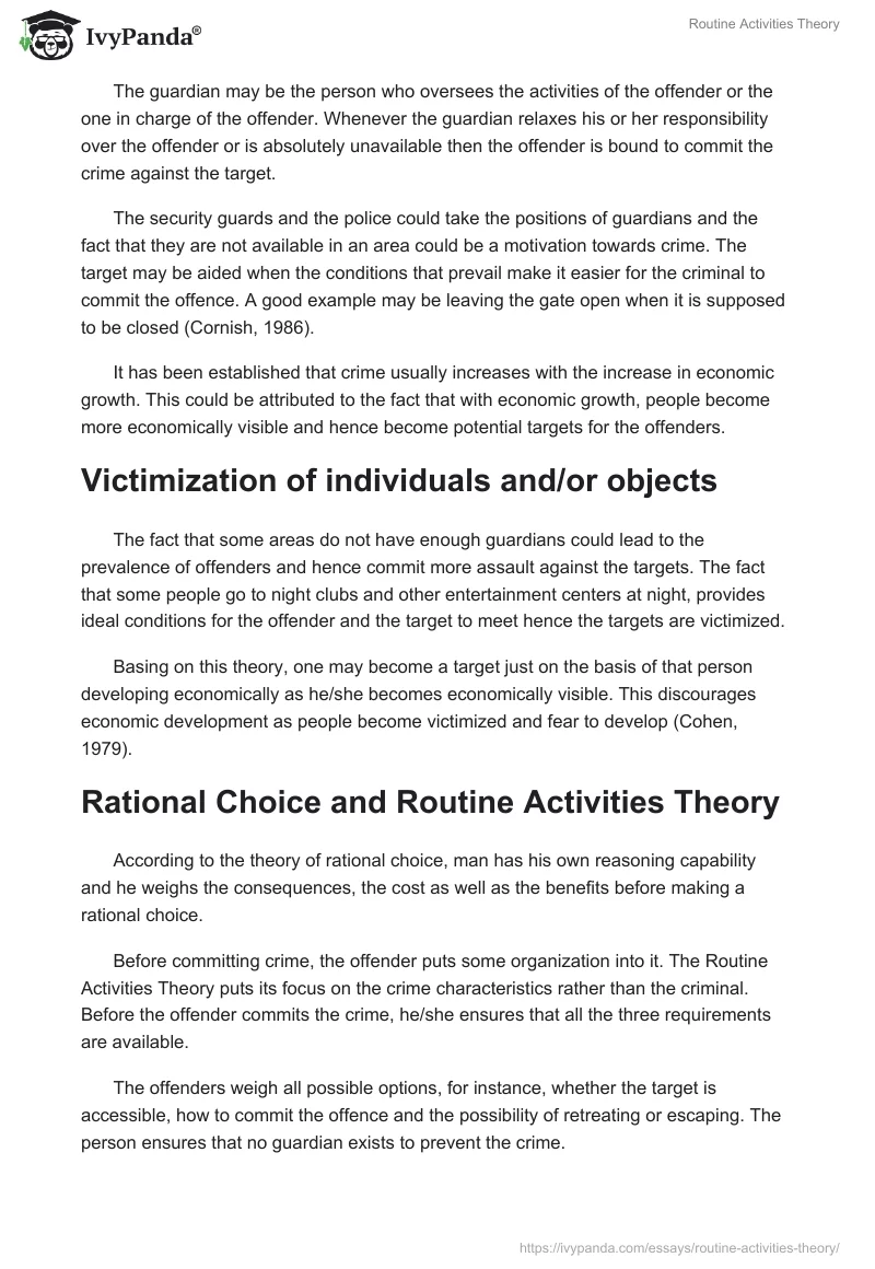 Routine Activities Theory. Page 2