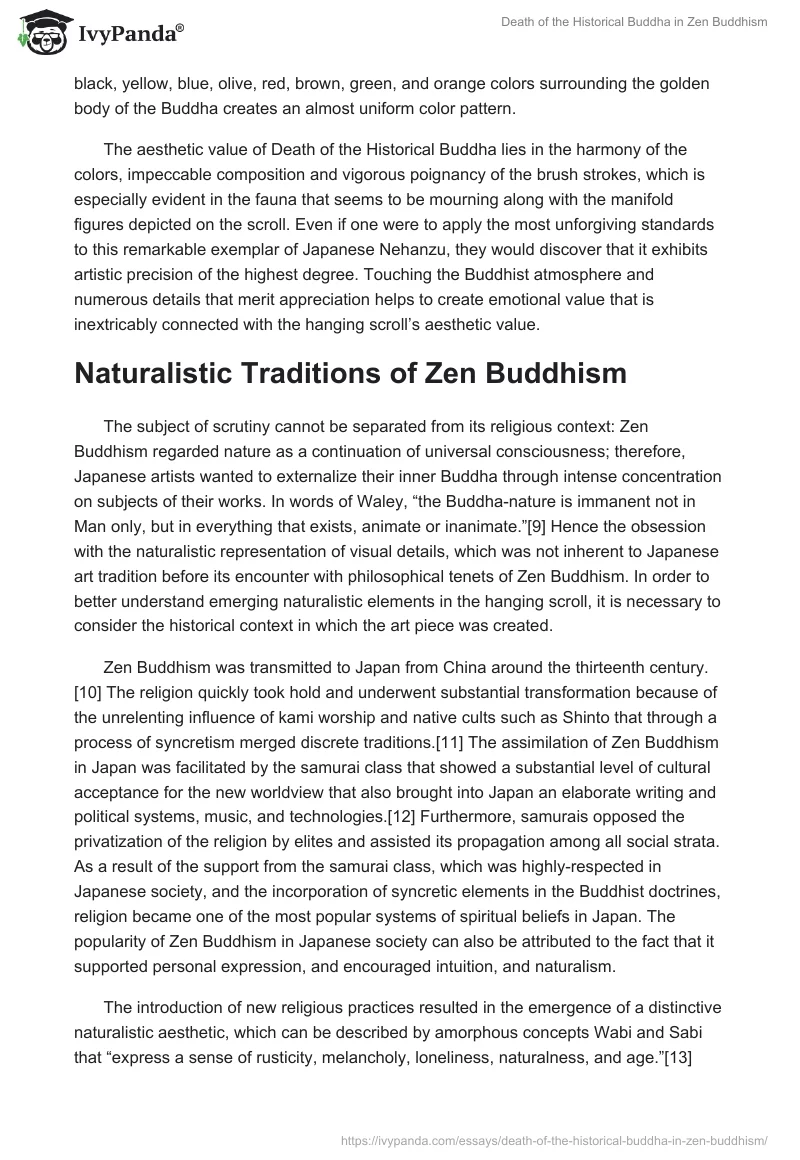 Death of the Historical Buddha in Zen Buddhism. Page 3