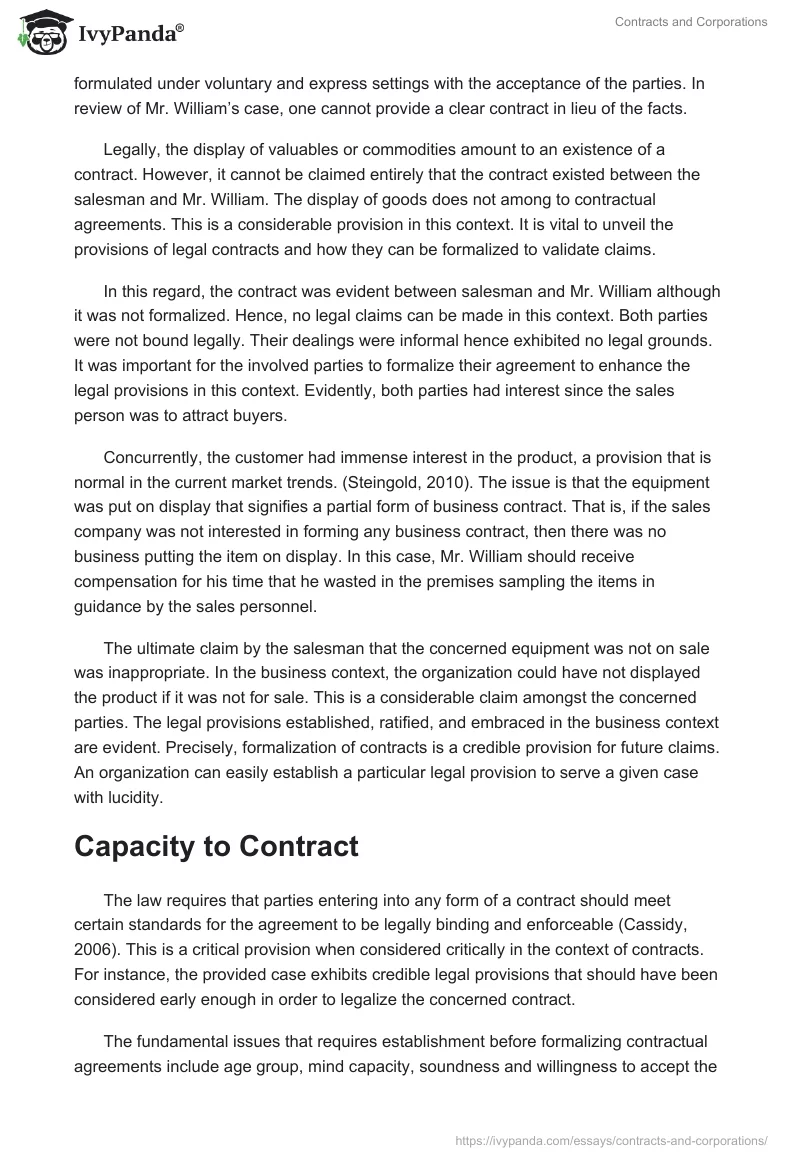 Contracts and Corporations. Page 2