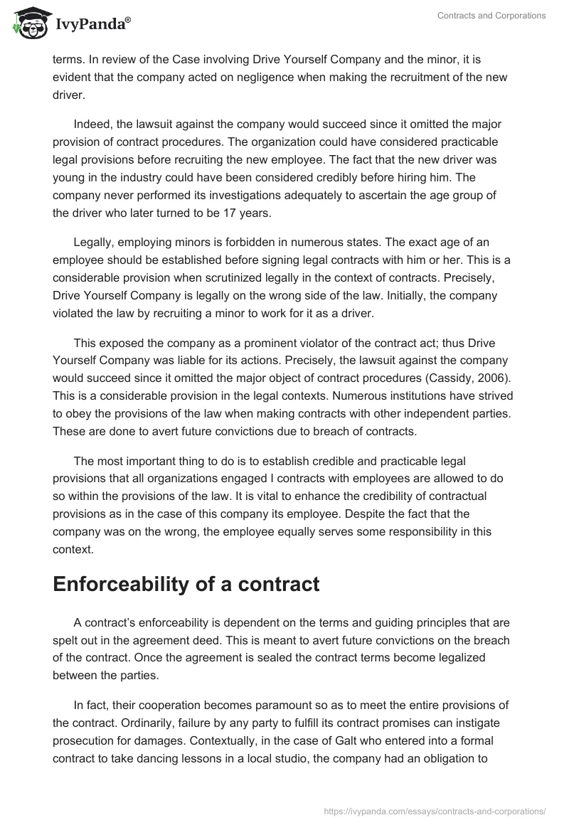 Contracts and Corporations. Page 3