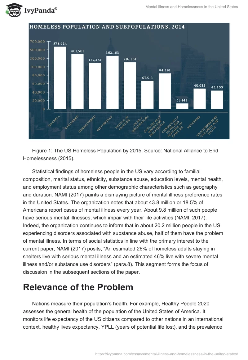 Mental Illness and Homelessness in the United States. Page 3