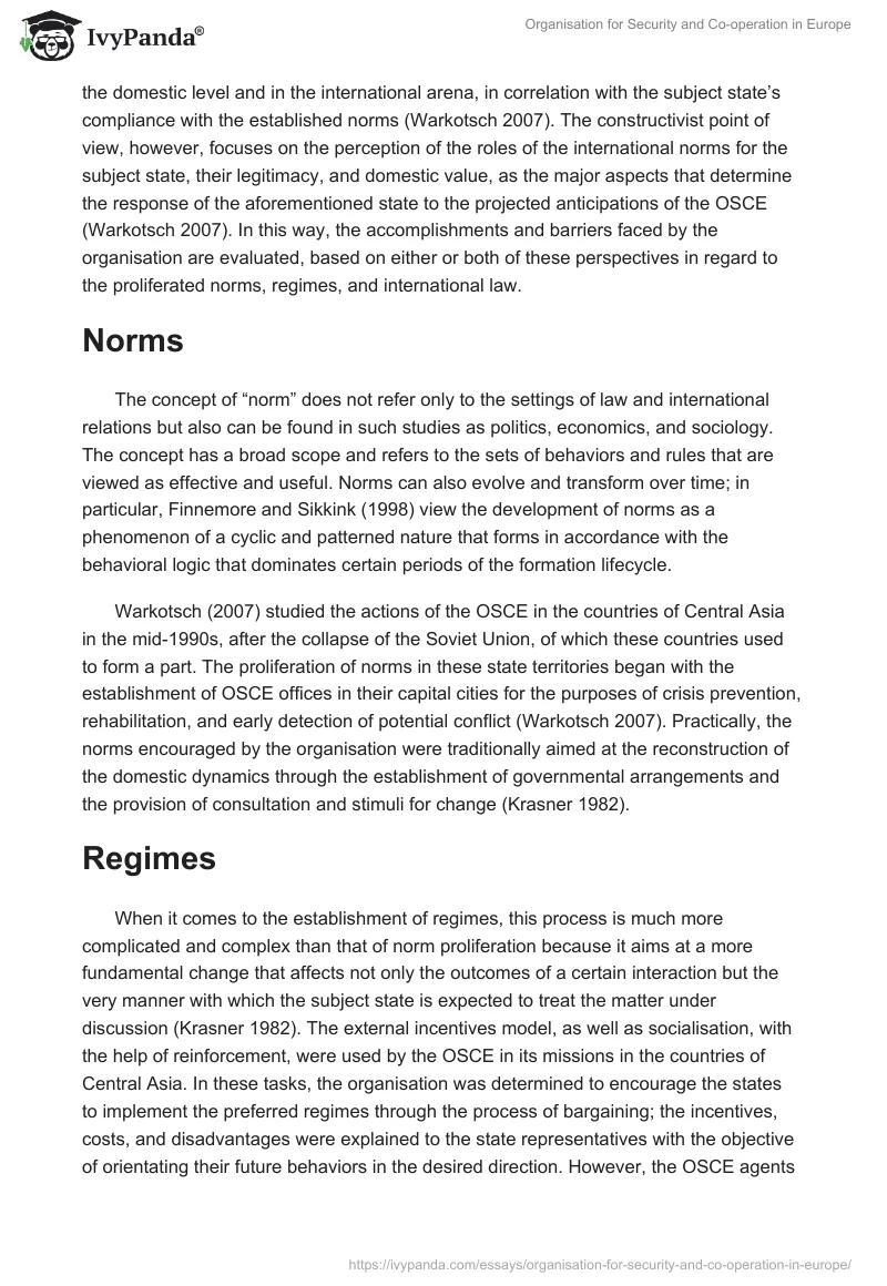 Organisation for Security and Co-operation in Europe. Page 2