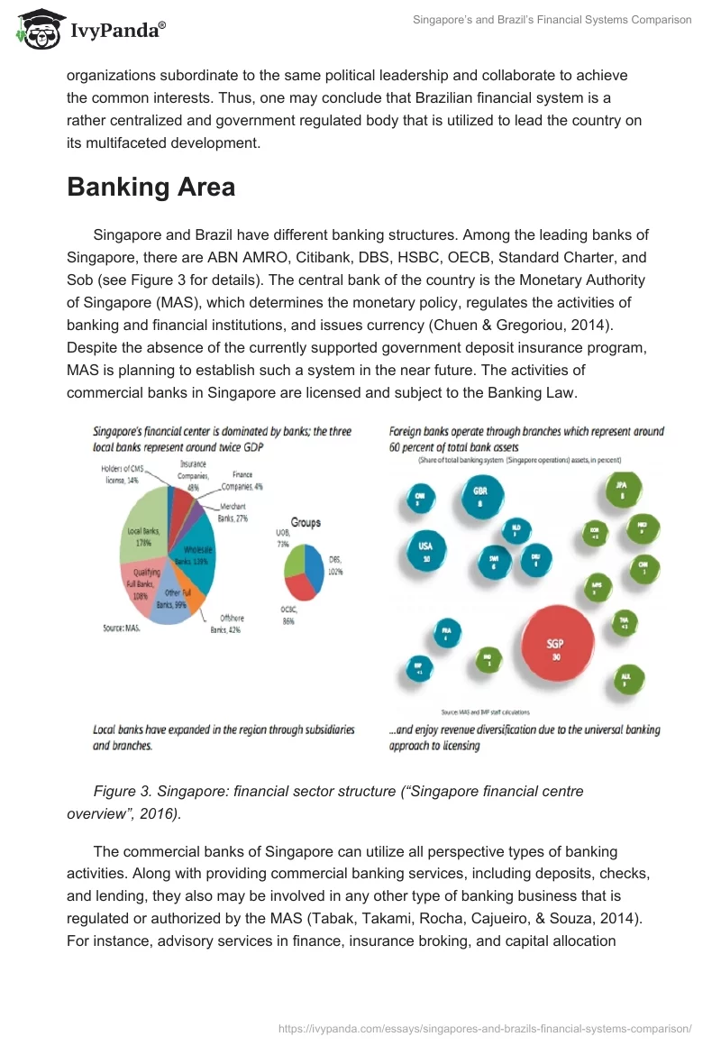 Singapore’s and Brazil’s Financial Systems Comparison. Page 5