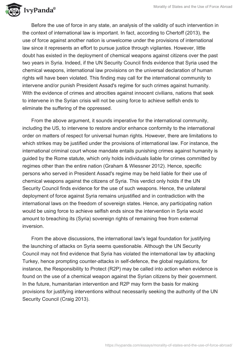 Morality of States and the Use of Force Abroad. Page 5