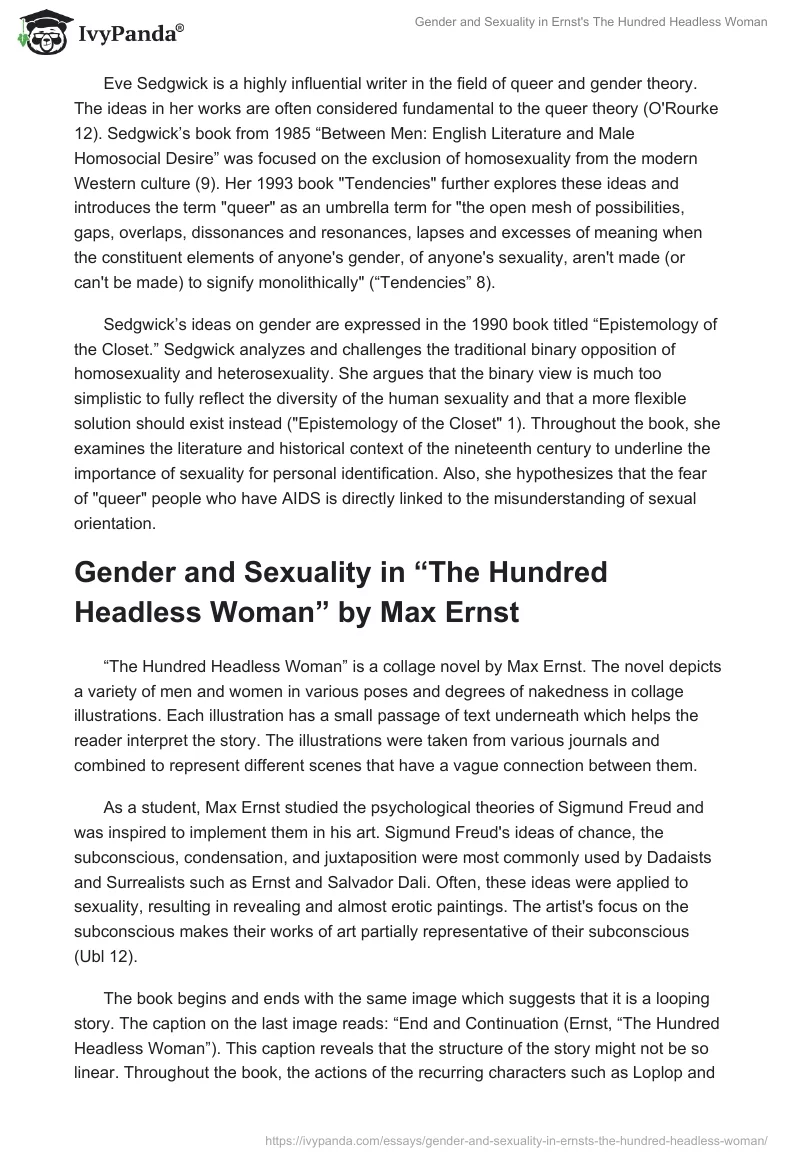 Gender and Sexuality in Ernst's "The Hundred Headless Woman". Page 3