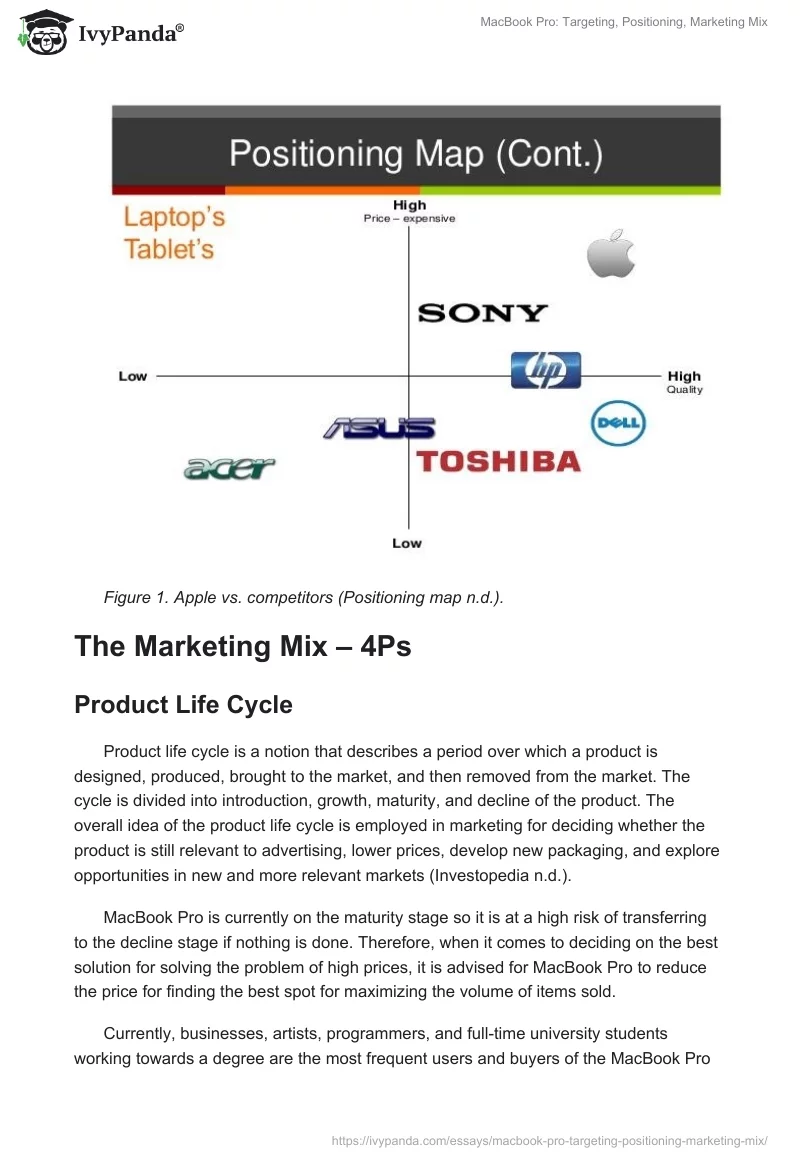 MacBook Pro: Targeting, Positioning, Marketing Mix. Page 3