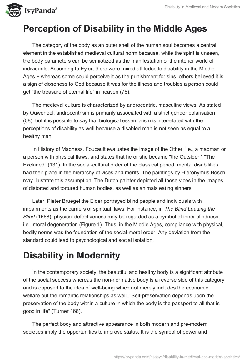 Disability in Medieval and Modern Societies. Page 2