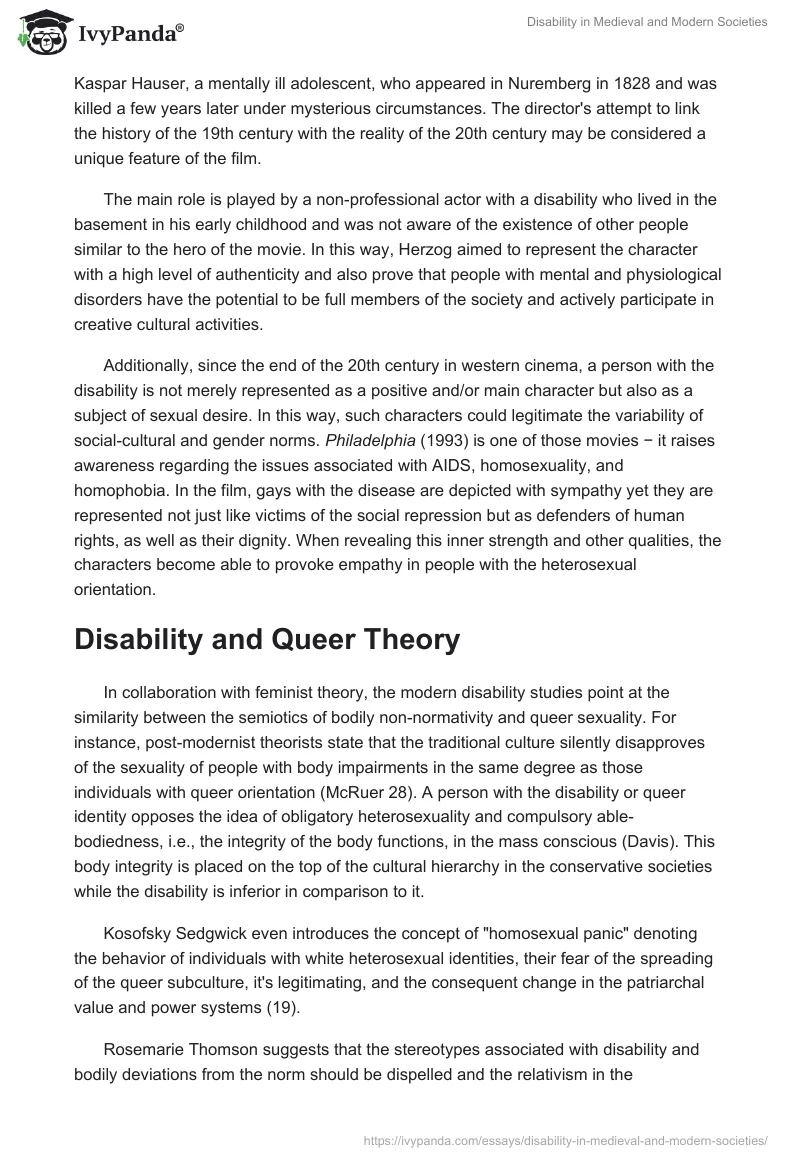 Disability in Medieval and Modern Societies. Page 4