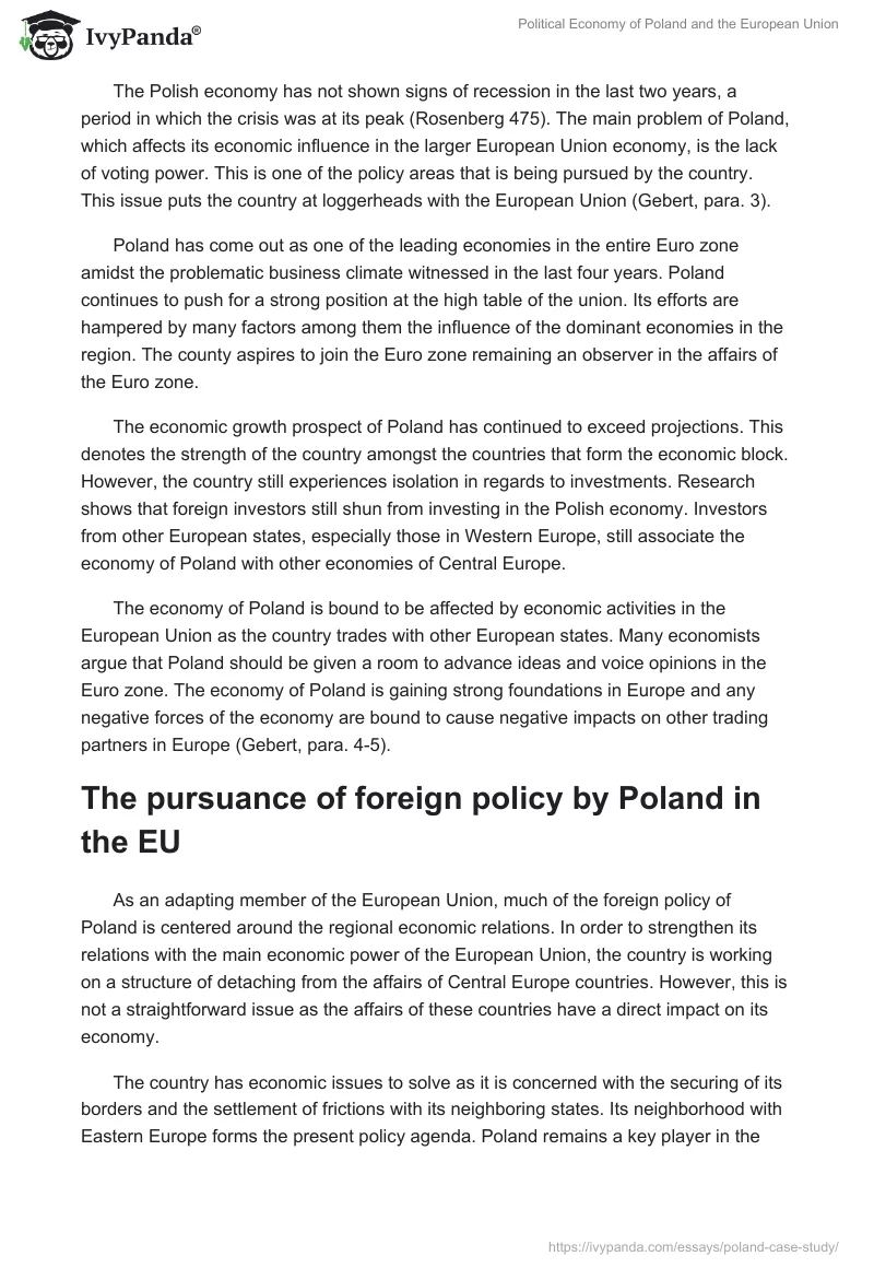 Political Economy of Poland and the European Union. Page 2