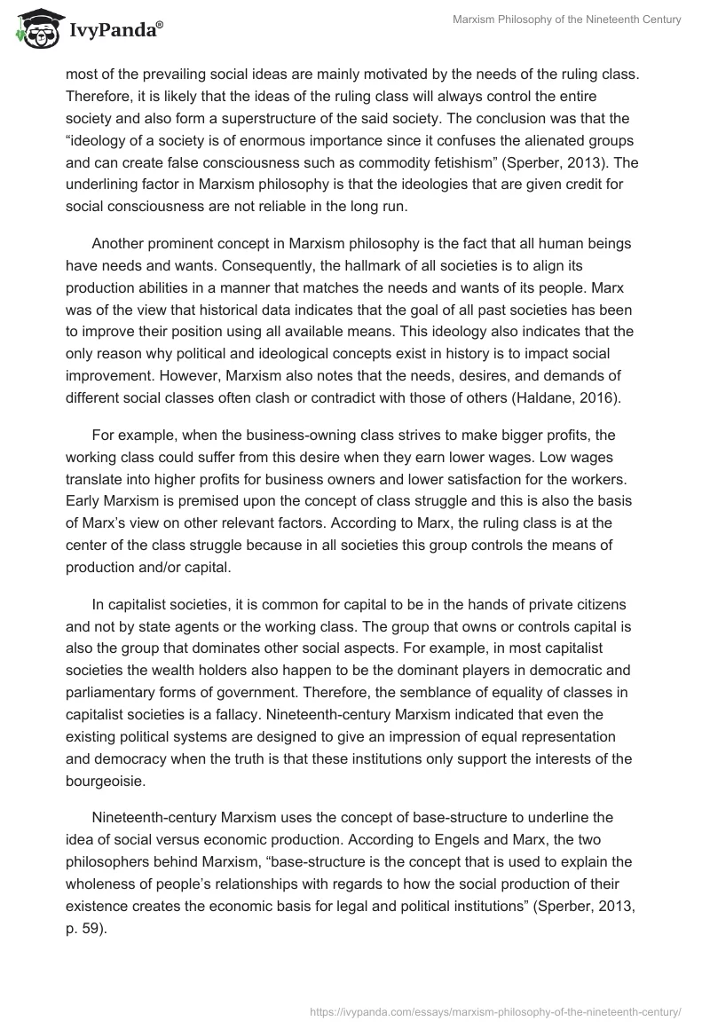 Marxism Philosophy of the Nineteenth Century. Page 2