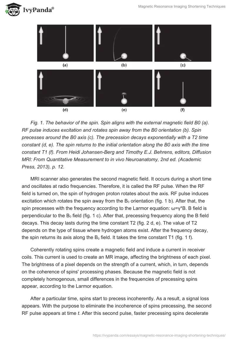Magnetic Resonance Imaging Shortening Techniques. Page 3