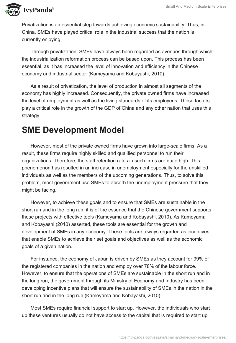Small And Medium Scale Enterprises. Page 3
