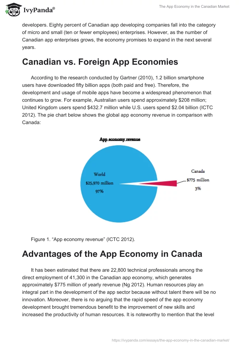 The App Economy in the Canadian Market. Page 3