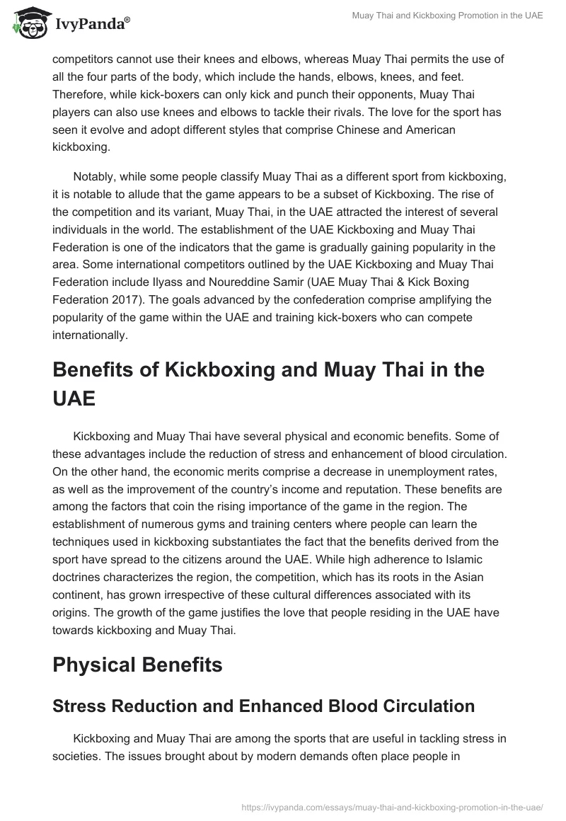 Muay Thai and Kickboxing Promotion in the UAE. Page 2