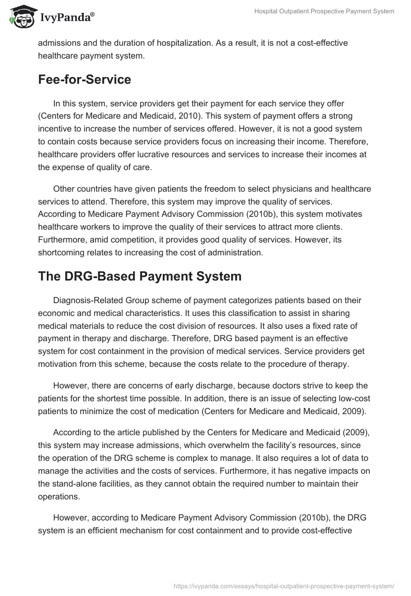 Hospital Outpatient Prospective Payment System. Page 2