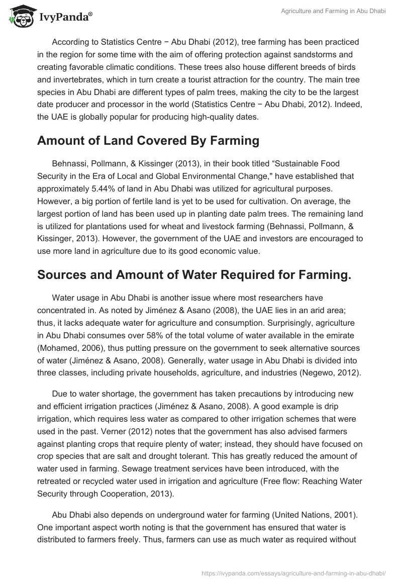 Agriculture and Farming in Abu Dhabi. Page 2