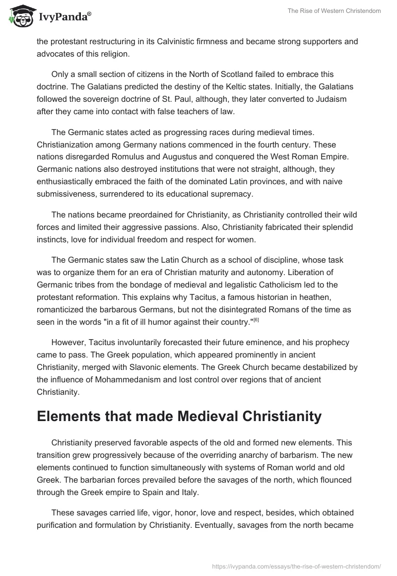 The Rise of Western Christendom. Page 4