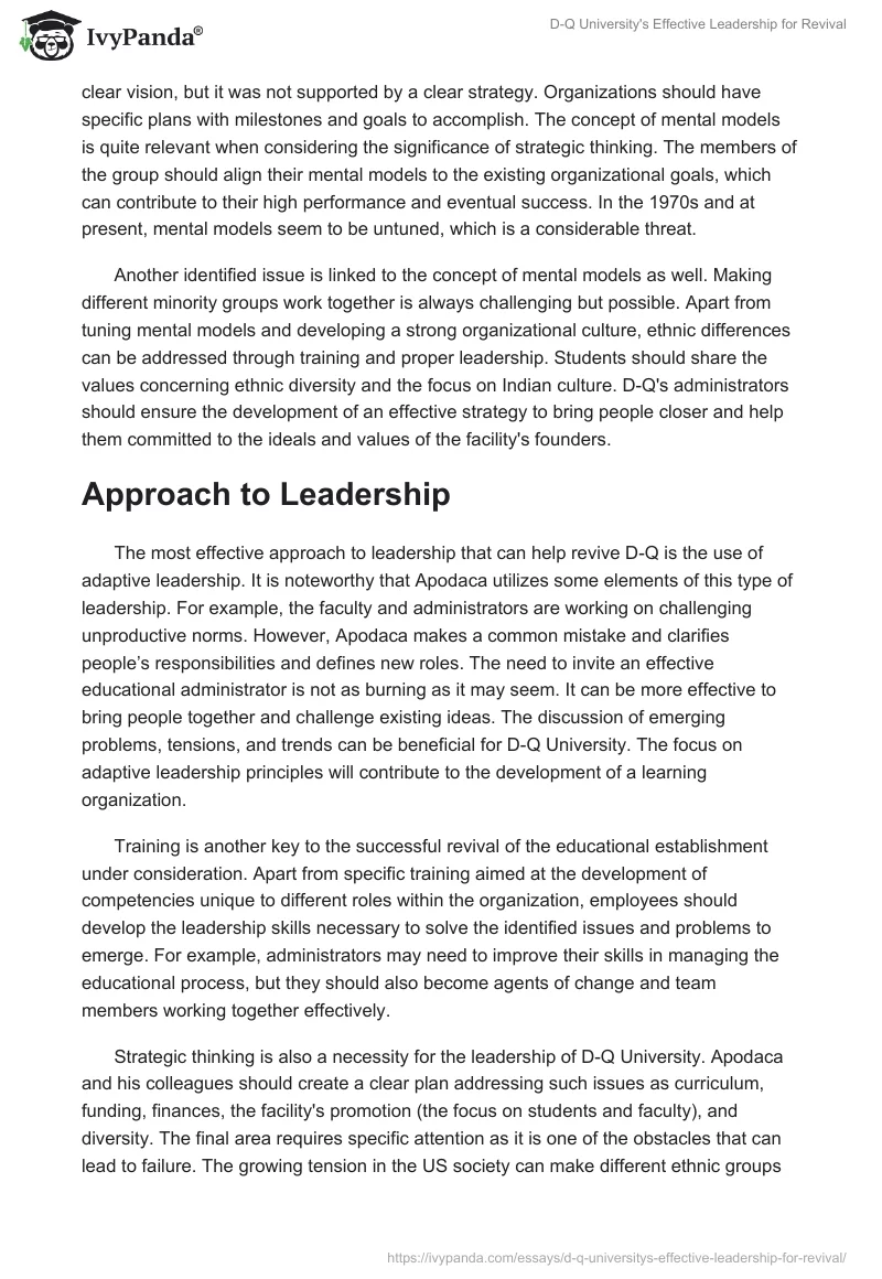 D-Q University's Effective Leadership for Revival. Page 3