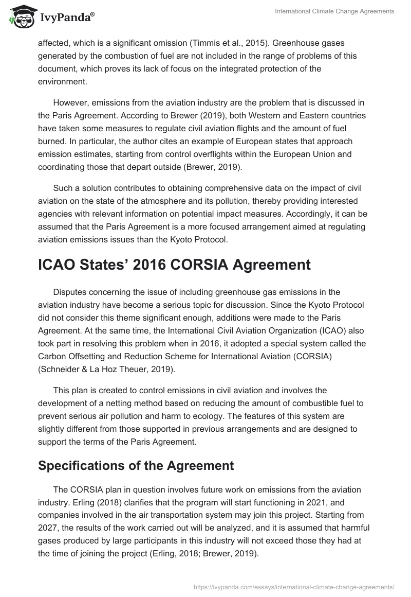 International Climate Change Agreements. Page 5