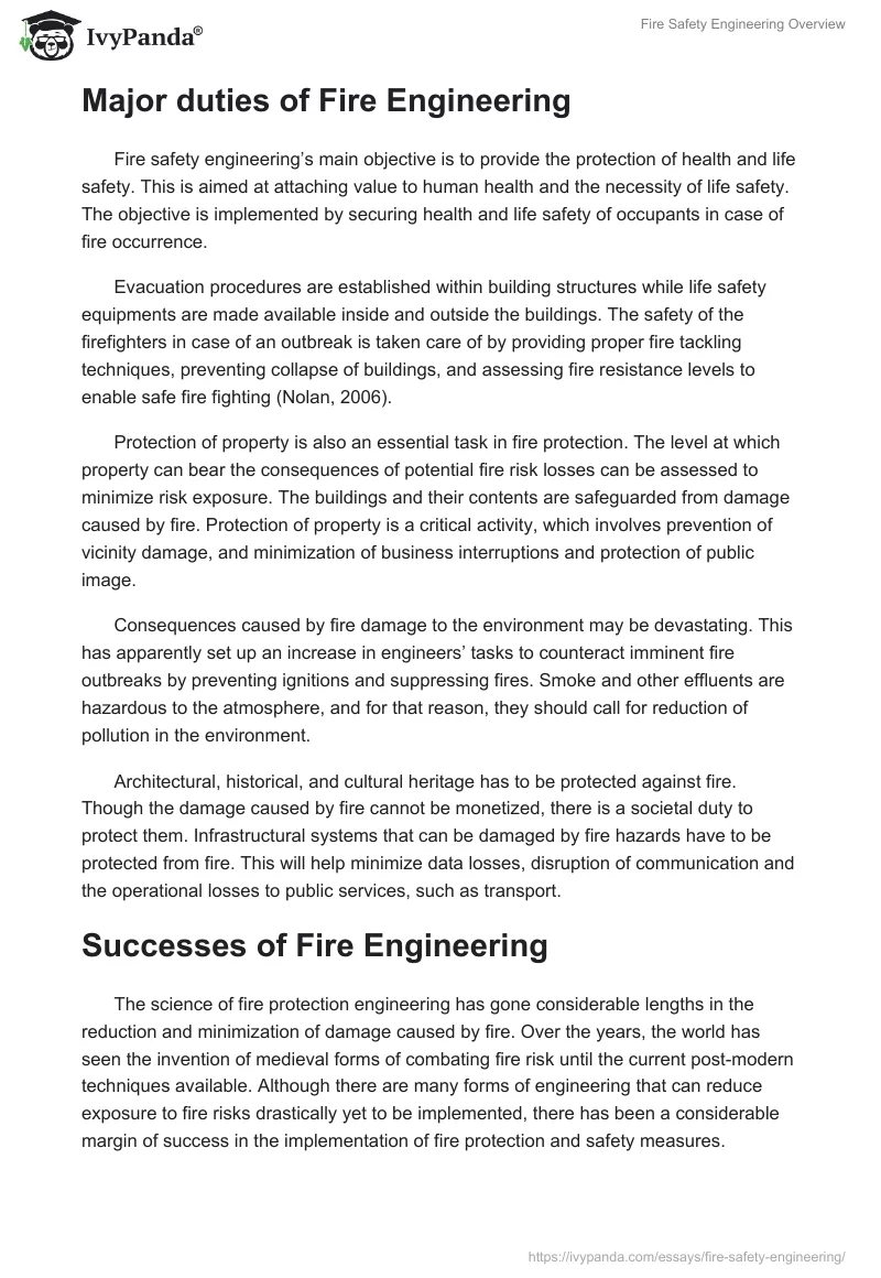 Fire Safety Engineering Overview. Page 4