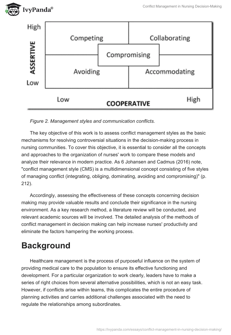 Conflict Management in Nursing Decision-Making. Page 3