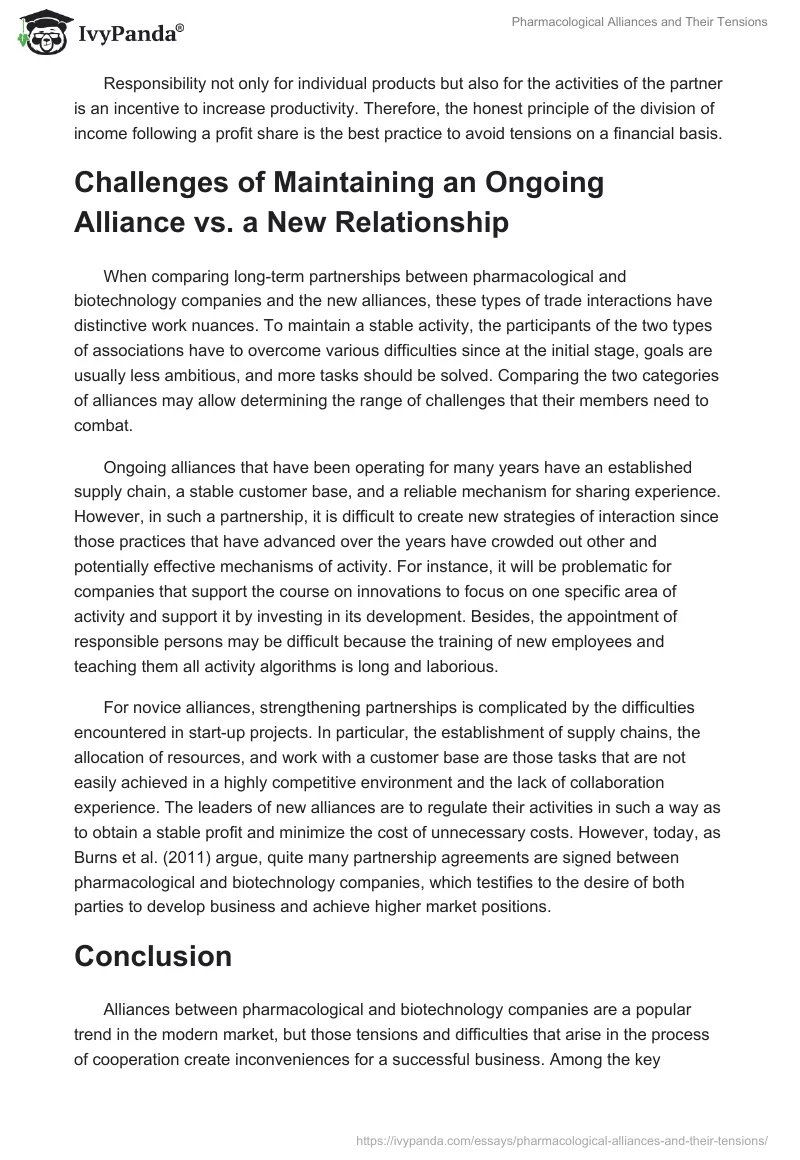 Pharmacological Alliances and Their Tensions. Page 5