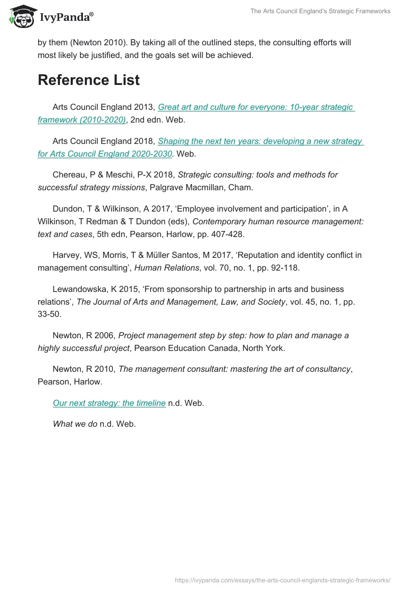 The Arts Council England’s Strategic Frameworks. Page 4