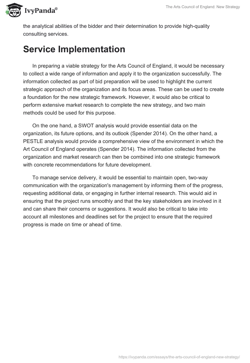 The Arts Council of England: New Strategy. Page 3