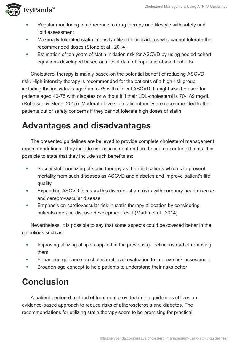 Cholesterol Management Using ATP IV Guidelines. Page 2