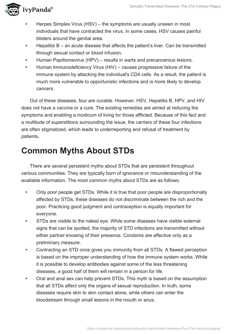 Sexually-Transmitted Diseases: The 21st Century Plague. Page 4