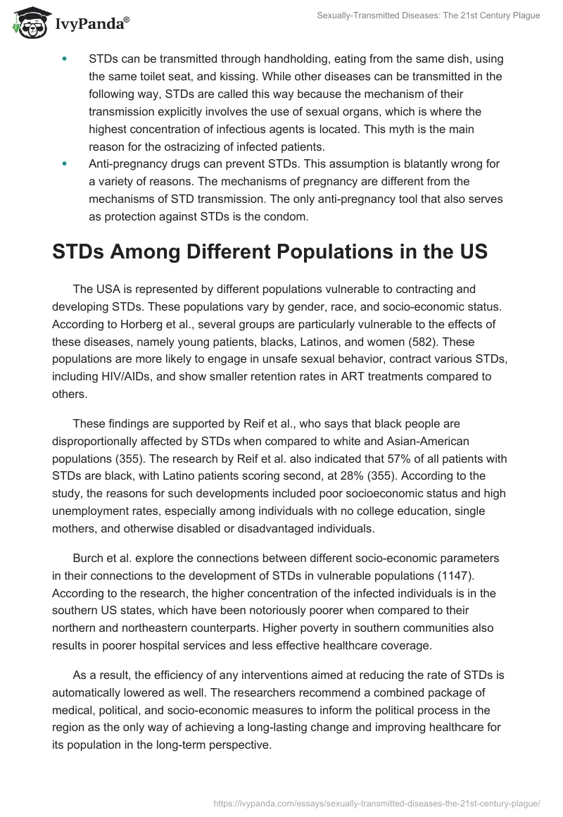 Sexually-Transmitted Diseases: The 21st Century Plague. Page 5