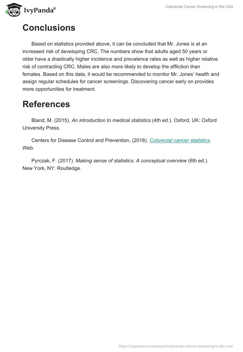 Colorectal Cancer Screening in the USA. Page 4