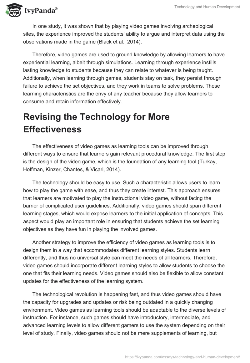 Technology and Human Development. Page 4