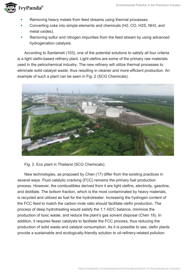 Environmental Pollution in the Petroleum Industry. Page 3