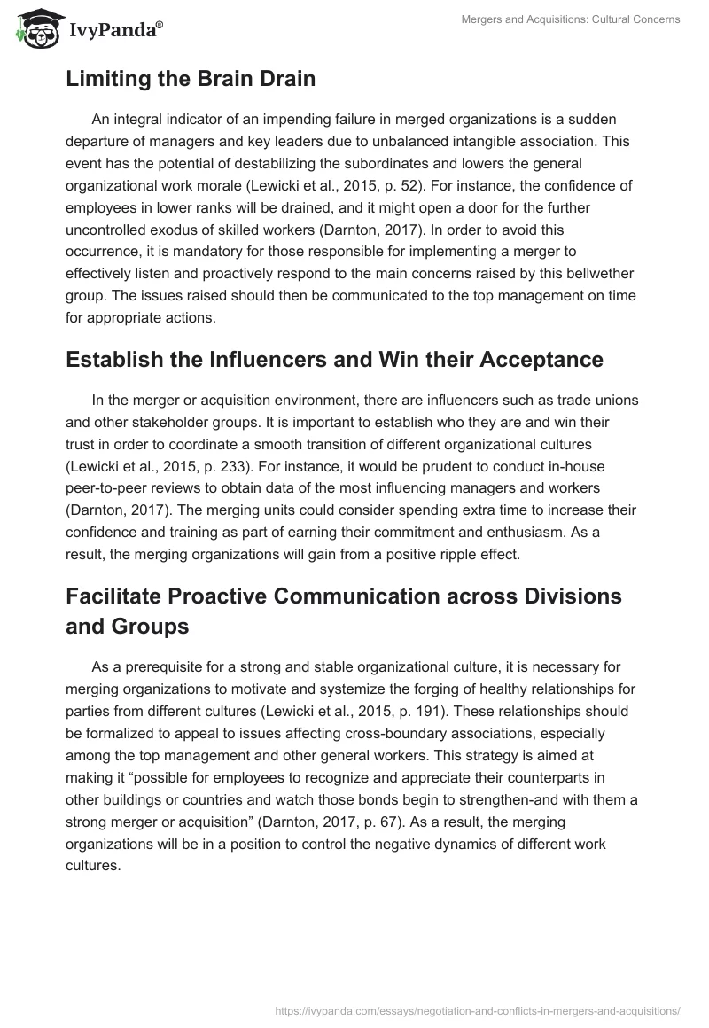 Mergers and Acquisitions: Cultural Concerns. Page 5
