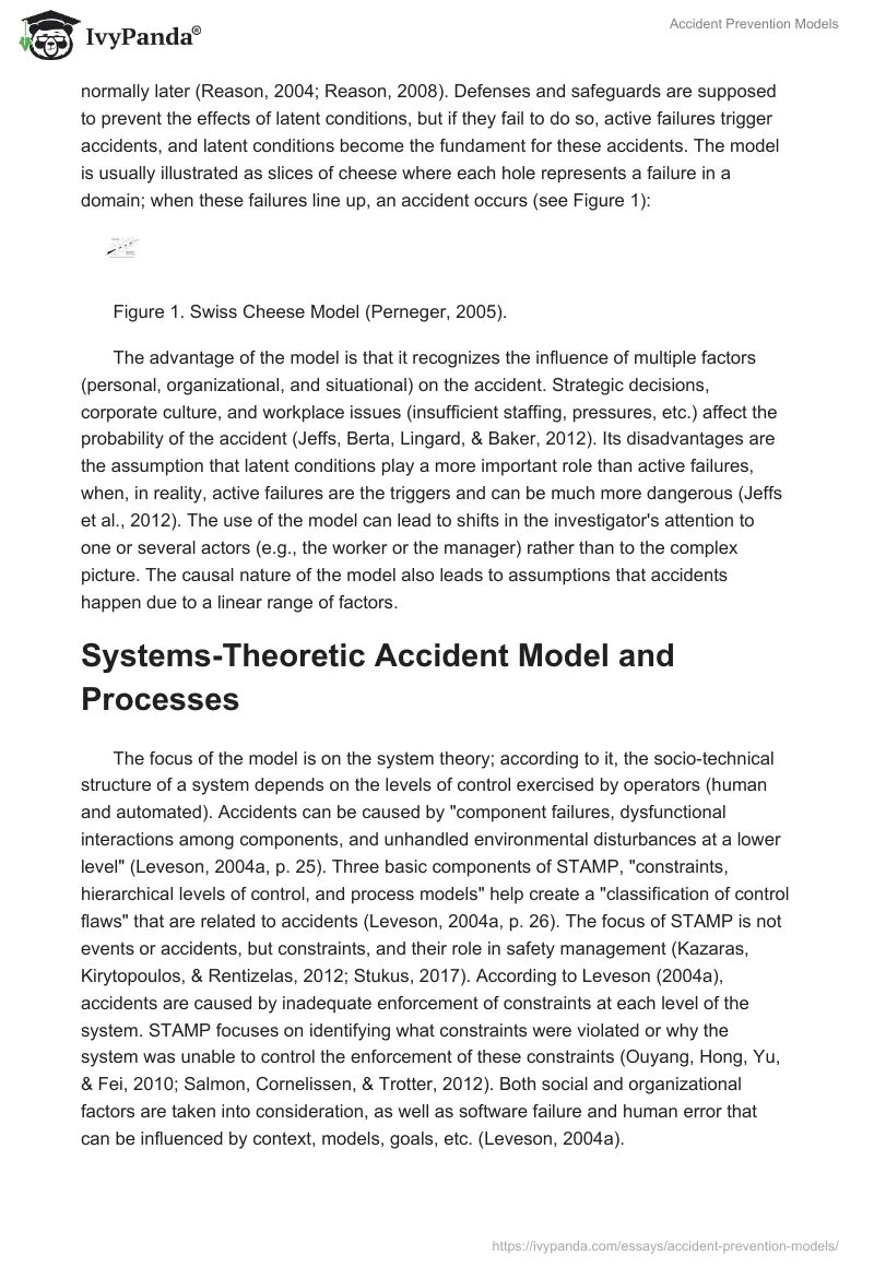 Accident Prevention Models. Page 2