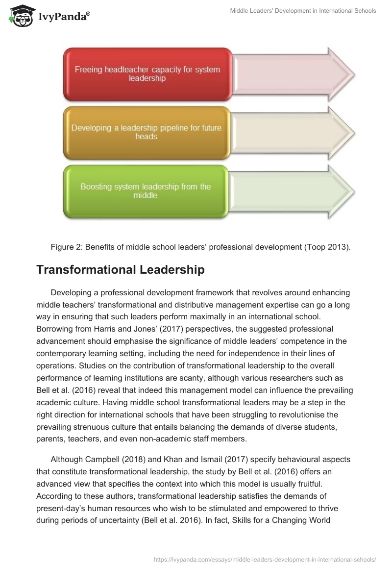 Middle Leaders' Development in International Schools. Page 5