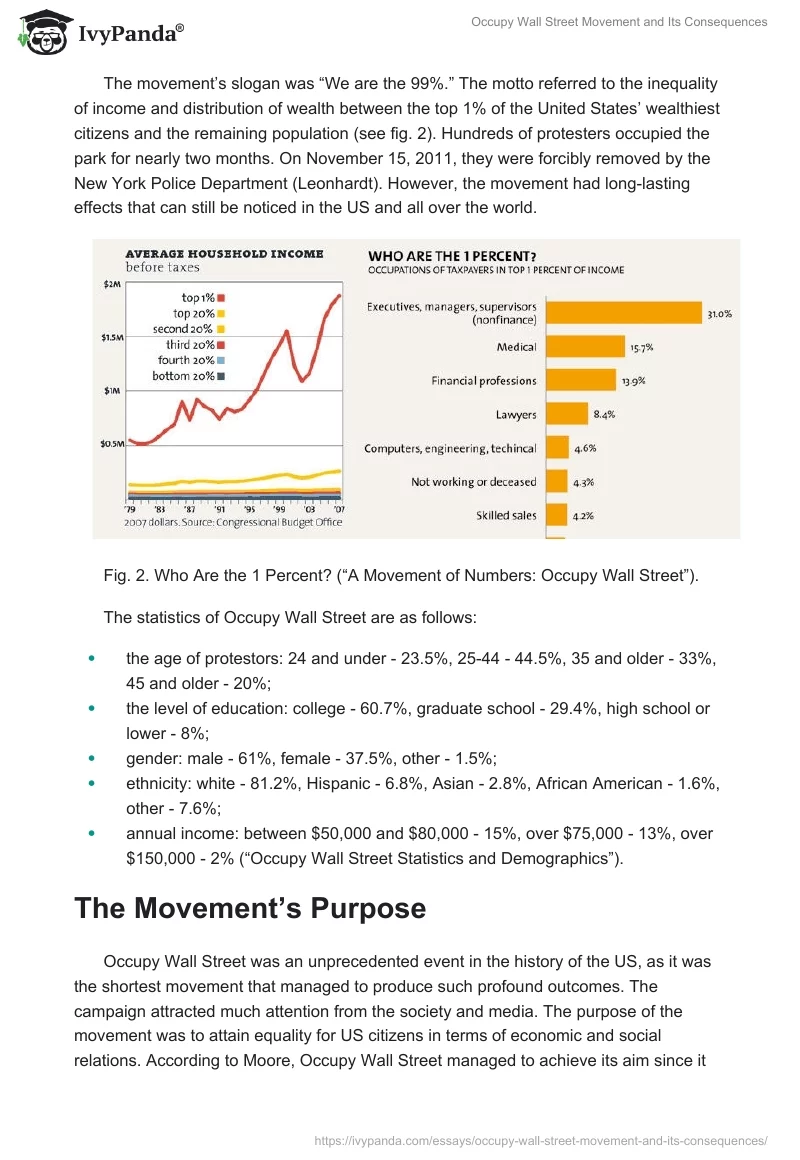 Occupy Wall Street Movement and Its Consequences. Page 2