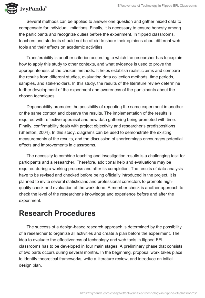 Effectiveness of Technology in Flipped EFL Classrooms. Page 3