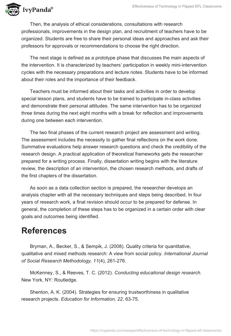 Effectiveness of Technology in Flipped EFL Classrooms. Page 4