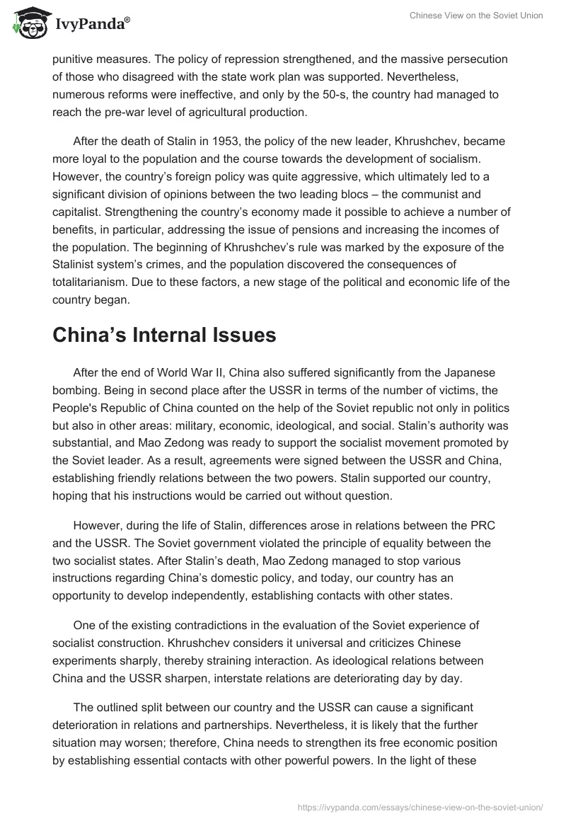Chinese View on the Soviet Union. Page 2