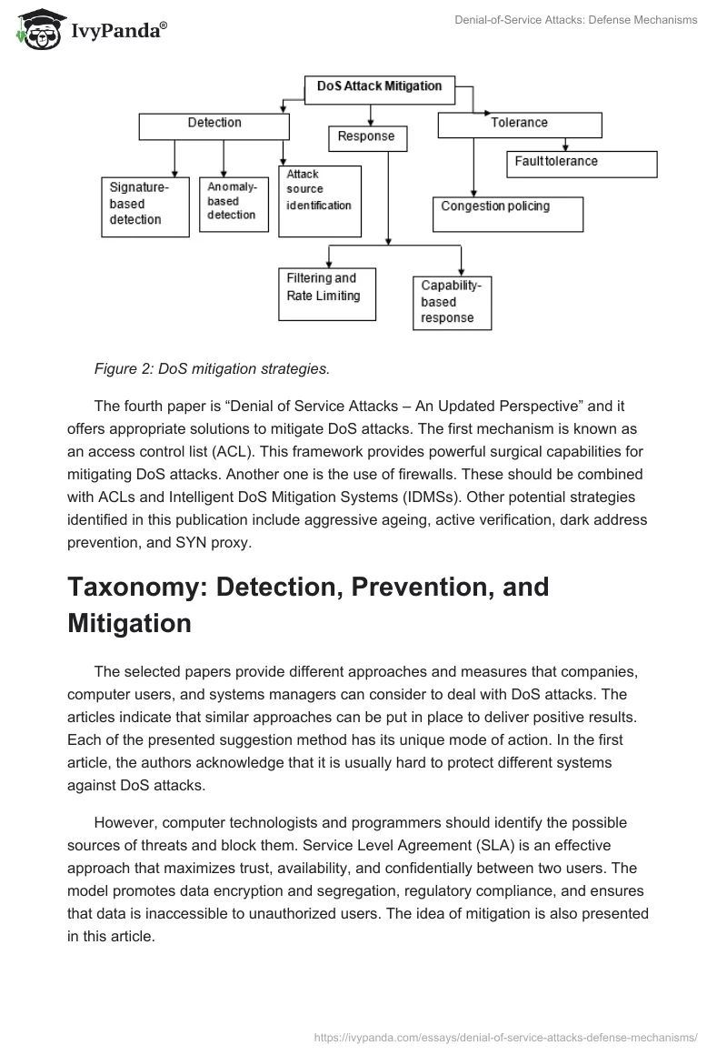 Denial-of-Service Attacks: Defense Mechanisms. Page 3