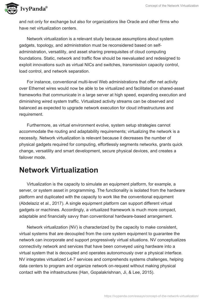 Concept of the Network Virtualization. Page 2