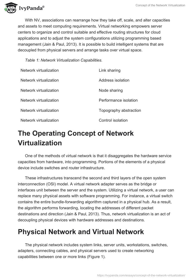 Concept of the Network Virtualization. Page 3