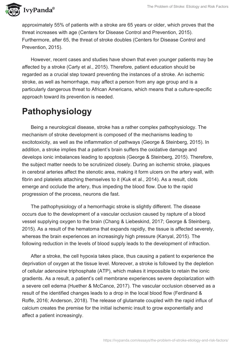 The Problem of Stroke: Etiology and Risk Factors. Page 3
