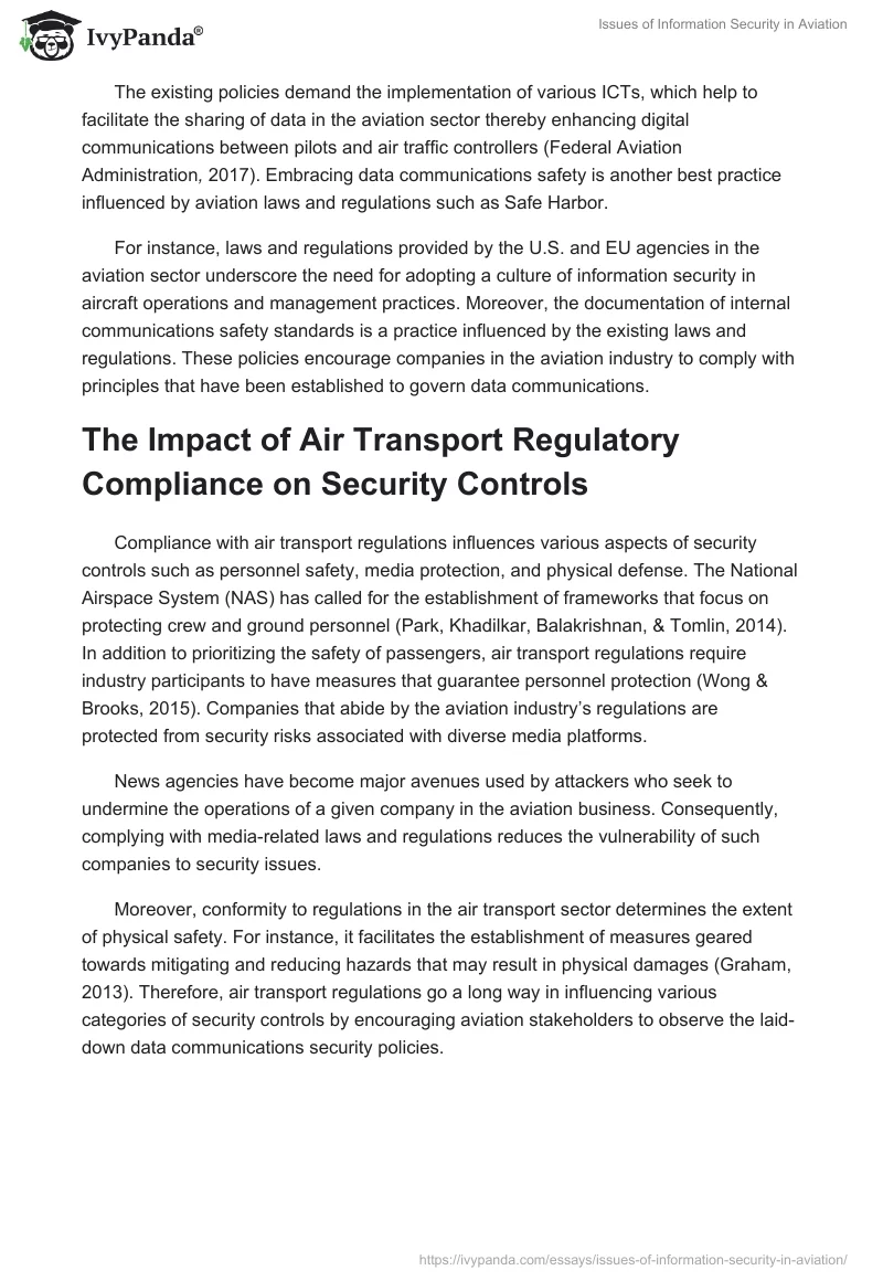 Issues of Information Security in Aviation. Page 2
