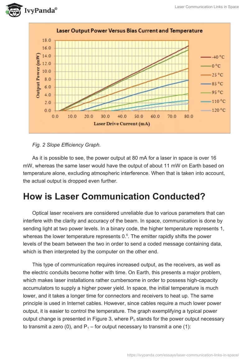 Laser Communication Links in Space. Page 4